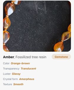 Amber necklace