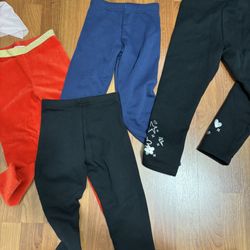 Girls Fleece Leggings Size 5-6x