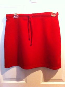 Express red skirt