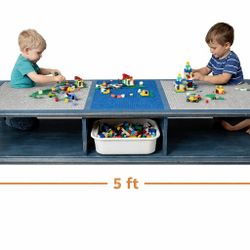 5 Ft Long Coffee Table Solid Wood Vintage Lego Table DIY