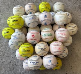 40 SOFTBALLS WORTH LEXUM DUDLEY RAWLINGS