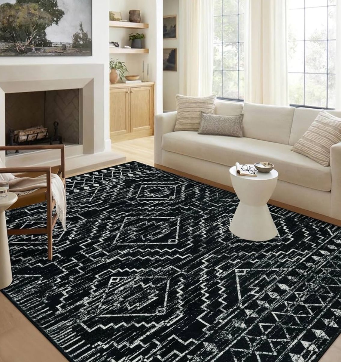 Moroccan 9x12 Rug for Living Room