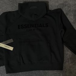 Black Essentials hoodie