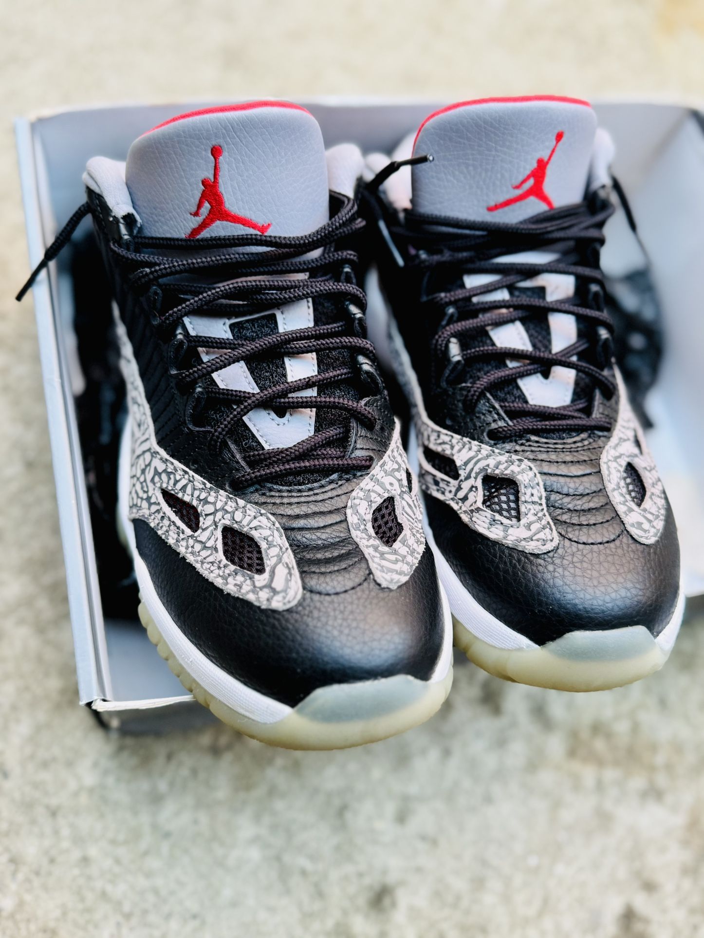 🔥 Air Jordan 11 Retro Low IE “Black Cement” 2020 – Size 10.5 – Excellent! 🔥 No trades