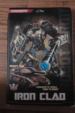 Iron Clad Converting Tank to Robot Figure