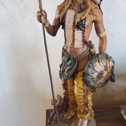 Native American Warrior Figure