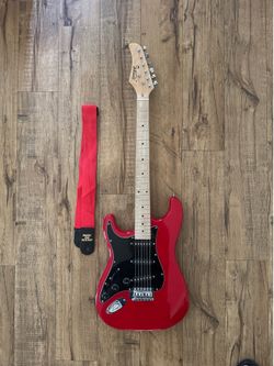 Electric Guitar Glossy Red