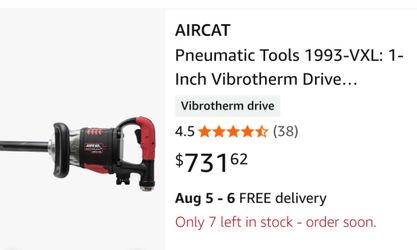 Air at 1” tire impact