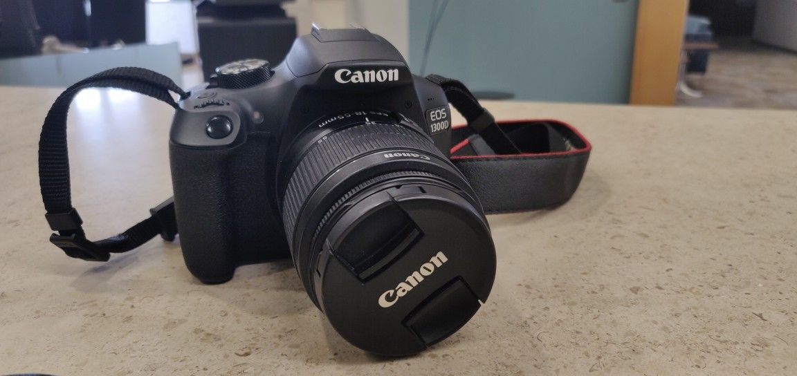 Canon EOS 1300D/T6 + 3 lenses