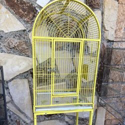 Yellow Bird Cage 