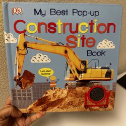 My Best Pop Up Construction Site Book Childrens Book With Sound!