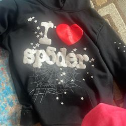 sp5der hoodie size M 