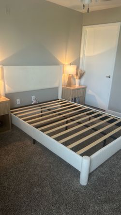 Queen Mattress and Bedframe