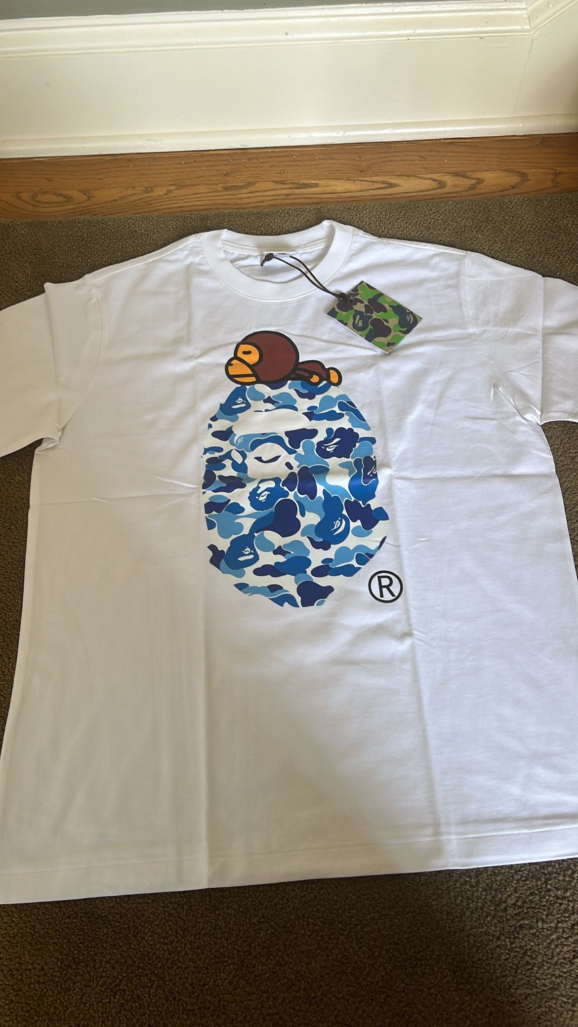 Bape White T Shirt