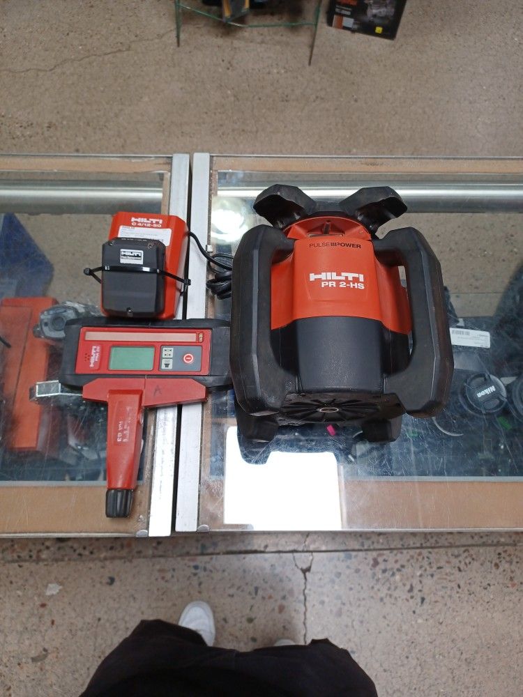 Hilti Pr. 2-hs A12 Rotating Laser Level Pulse 3 Power 