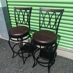 Two Bar Stools 