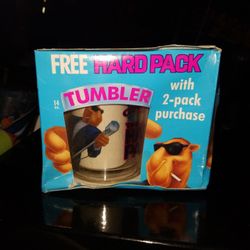 Hard Pack Joe Camel Tumbler. New In Promo Box With Catalog