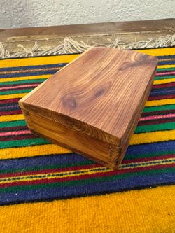 Collectible Cedar Small box (5 1/2 wide)