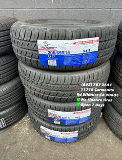 205/65/15 Atlander Set of Tires Installed and Balanced Set de Llantas Nuevas Instaladas y Balanceadas
