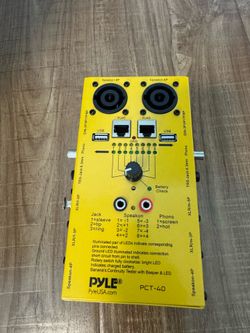 Pyle PCT40 12-Plug Pro Audio Cable Tester