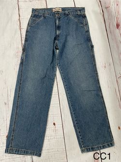 Signature By Levi Strauss & Co. NEW Men's 100% Cotton Carpenter Jeans 36x34