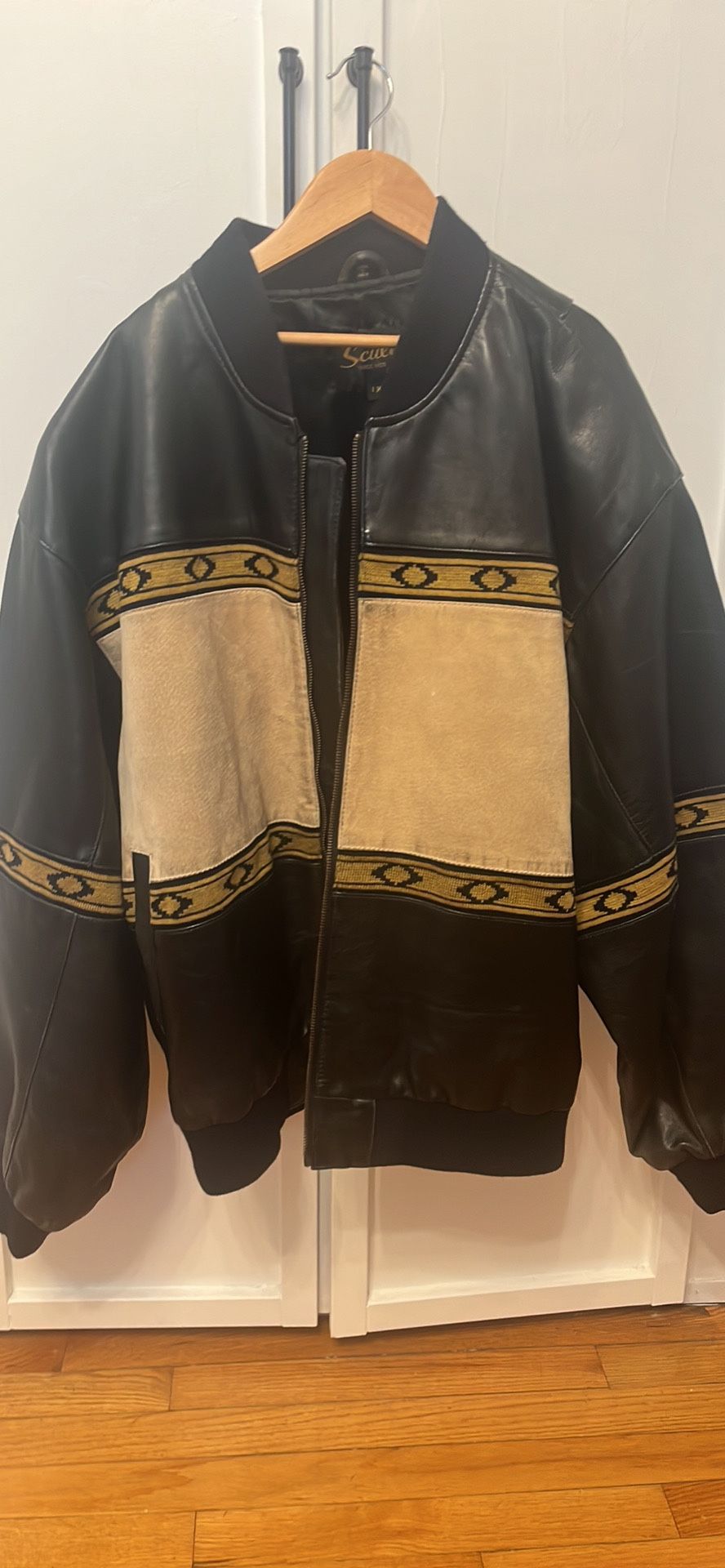 Scully Leather Jacket Men Size XL Western Style