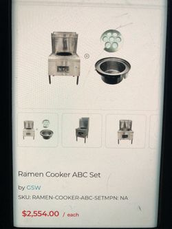 Ramen Cooker Wok Fryer Stainless Steel Sink Industrial Kitchen With Water And Gas Hookups And Oil Trap