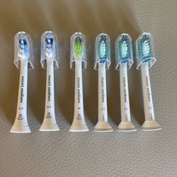 New Philips Sonicare Toothbrush Heads C1 G2 W Set 6