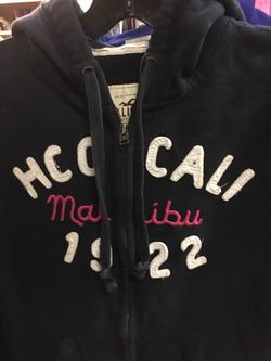 Ladies Hollister medium zip up hoodie