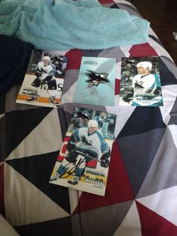 San Jose sharks autographs