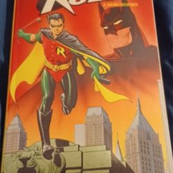 Robin Paperback Comic Book Batman Yellow cover DC Superhero Caped Crusaders
