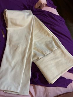 Cream Fleece-Lined Leggings