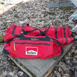 Fabric Tote With Wheels Marlboro