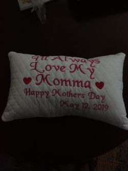 Mother’s Day Keepsake Pillows