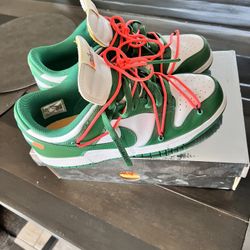 Nike Dunk Low Off-White Pine Green