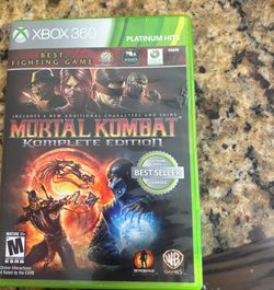 Mortal Kombat Komplete Edition Xbox 360 — Platinum Hits — $25 OBO