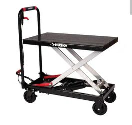 Husky Hydraulic Scissor Lift Cart