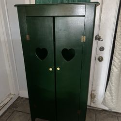 Tall Wooden Cabinet Double Door 