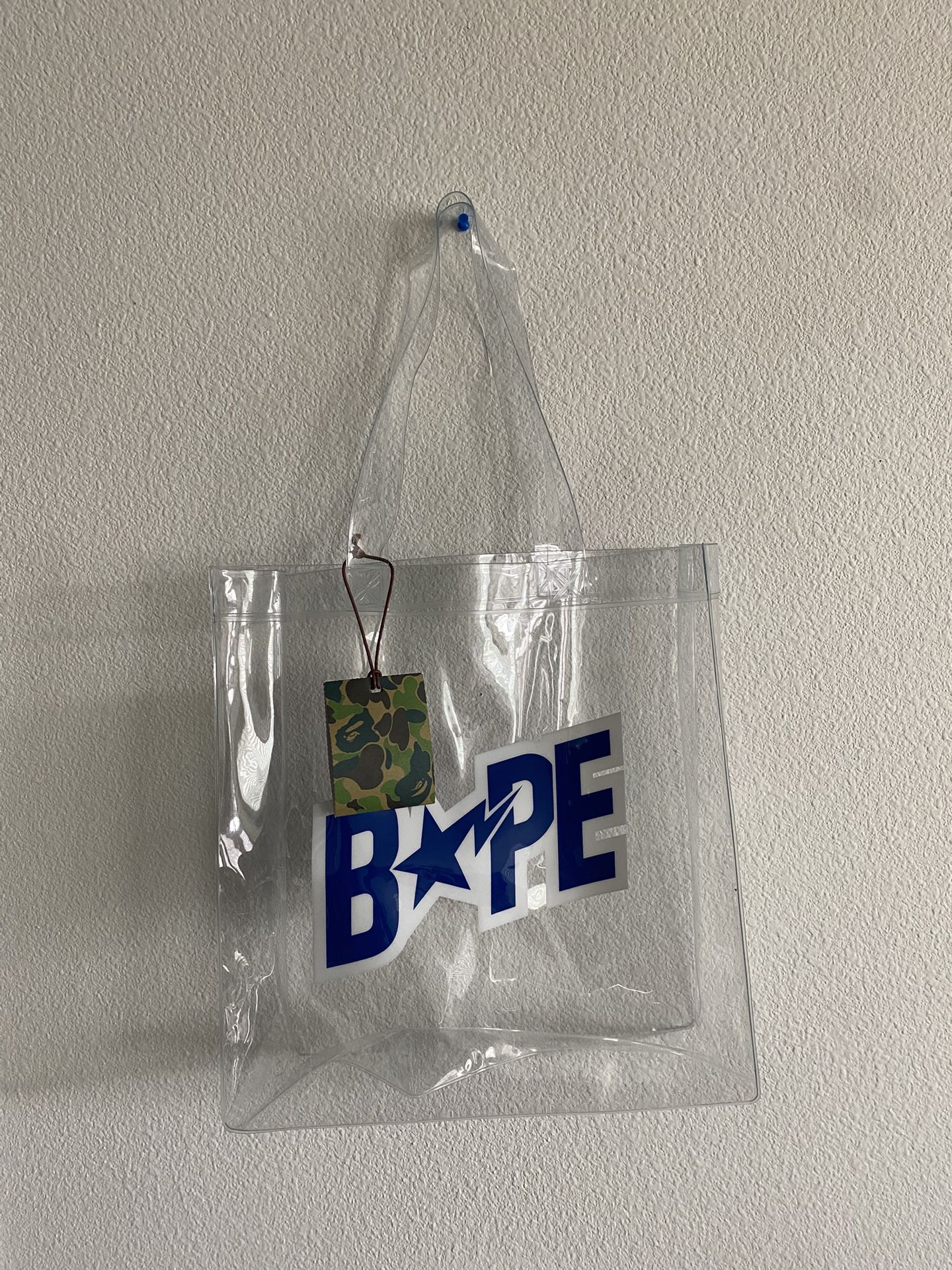Clear Bape tote Bag