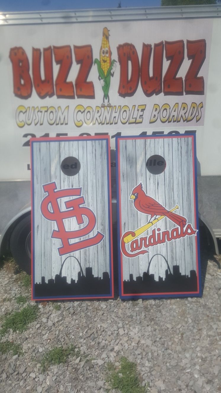 Custom Corn hole Boards with matching bags