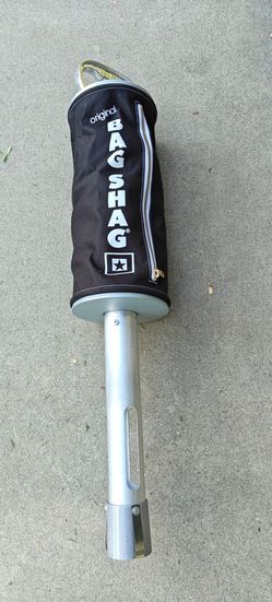 Original BAG SHAG Golf Ball Retriever, holds up to 75 balls, Black,