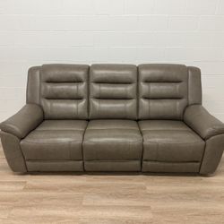 Mason Leather Power Reclining Sofa by Gilman Creek Furniture – Delivery Availabl