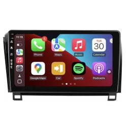 Car Stereo Radio Toyota Tundra 2007-2013, Sequoia 2008-2018, Wireless CarPlay Android Auto, Bluetooth, 10 Inch Touch Screen Head Units, Backup Camera