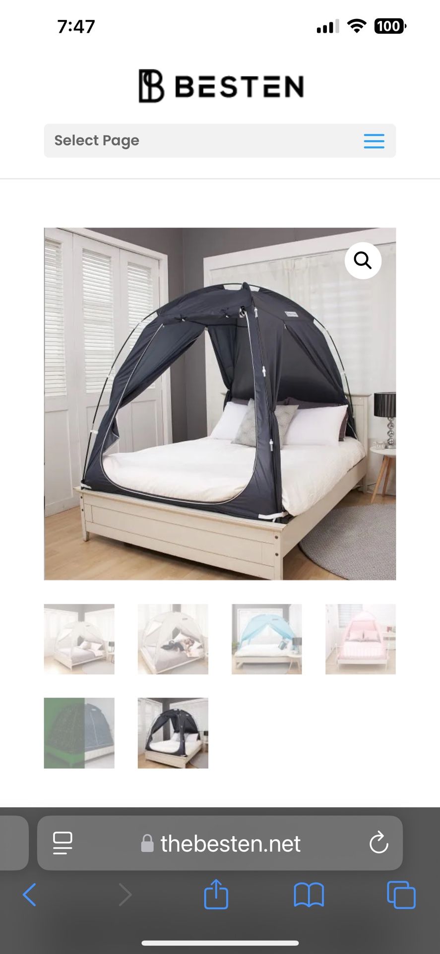 BESTEN Over The Bed Tent
