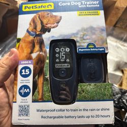 PetSafe Core Dog Trainer with Remote – Waterproof Training Collar – 1000 Foot