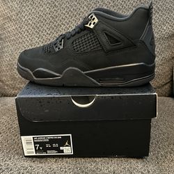 Size 7Y Jordan 4 Black Cat GS new