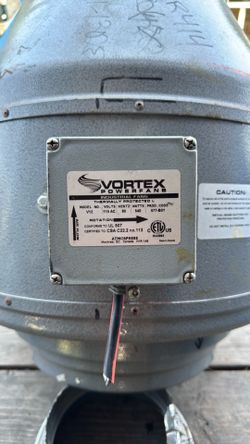 Vortex power fan model number V 12