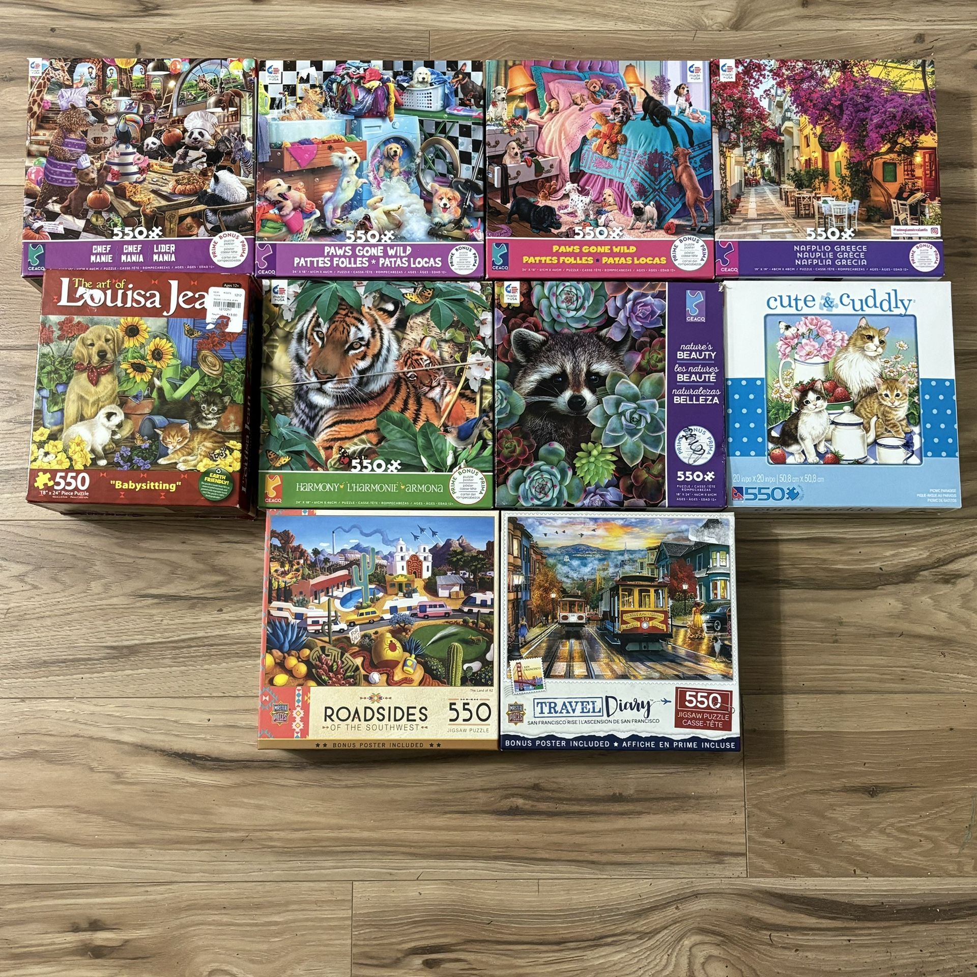 550 Piece Puzzles 