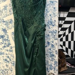  New Never Use Green Prom Dress Size Large 