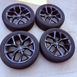 OEM dodge challenger 20” rims and tires